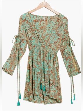 RAGA Anthropologie Tropical Floral Mini Dress
